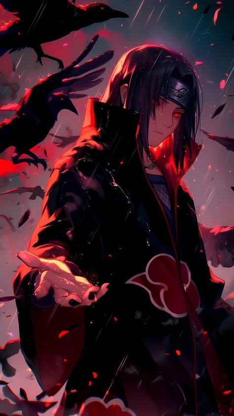 Naruto Cool, Anime Show, Anime Photo Profile Dark, Itachi Uchiha Art, Naruto And Sasuke Wallpaper, Good Anime Series, Recent Anime, Cool Anime Backgrounds, Male Characters