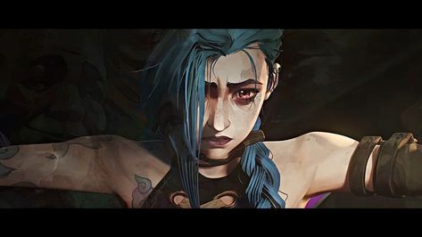 Jinx portrait Powder Arcane Powder Arcane, Samuel Kim, You're Perfect, What Could Have Been, Jinx Arcane, Spotify Apple, Spotify Playlist, League Of Legends, Apple Music