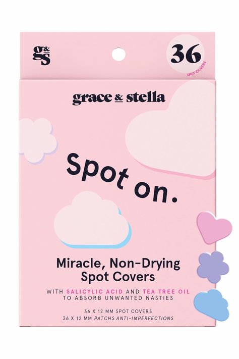 grace & stella Pimple Patches For Face (Multishape, 36 Count) - Hydrocolloid Acne Patches for Face - Dermatologist Tested, Vegan, Cruelty-Free Zit Patches for Face, Blemish Patches, Pimple Stickers Zit Patches, Pimple Stickers, Blemish Patches, Acne Patches, Pimple Patches, Digital Planning, Tea Tree Oil, Salicylic Acid, Tea Tree