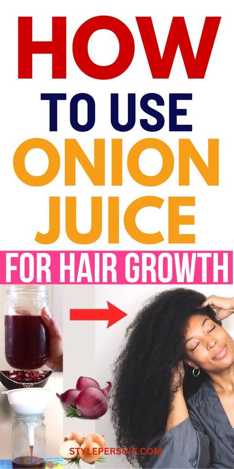 Onion juice has gained popularity as a natural remedy for promoting hair growth due to its rich sulfur content and other beneficial compounds. Discover how you can use onion juice to stimulate hair growth effectively. Onion Oil For Hair Growth Diy, Juicing For Hair Growth, Onion Water For Hair Growth, Onion Juice For Hair Growth, Juice For Hair Growth, Juice For Hair, Onion Hair Growth, Onion Juice For Hair, Promoting Hair Growth