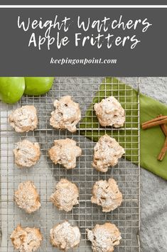 Best Apple Desserts, Baked Apple Fritters, Apple Pudding, Keeping On Point, Weight Watchers Meal Plans, Weight Watchers Recipes Desserts, Apple Dessert, Crisp Apple, Fruit Snack