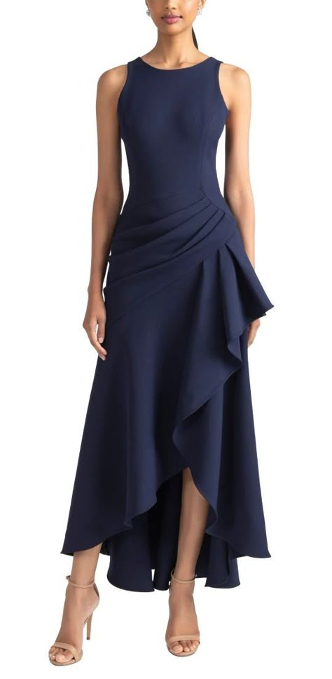 파티 드레스, Designer Evening Dresses, Stretch Crepe, Evening Gowns Formal, Evening Dresses Long, Mother Of The Groom, Formal Gowns, Fancy Dresses, Mother Of The Bride Dresses