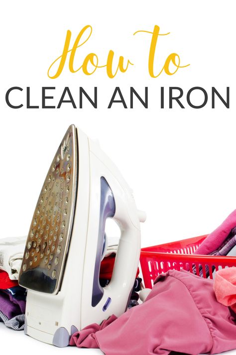 Is your iron leaving marks on your clean clothes? Do you have stubborn stains on the sole plate? Here's how to clean a steam iron to keep your appliance in the best shape. How To Clean A Iron For Clothes, How To Clean A Steam Iron, Steam Iron Cleaning, Homemade Febreeze, Iron Cleaning, Stainless Plate, Cleaning Baseboards, How To Clean Rust, House Chores