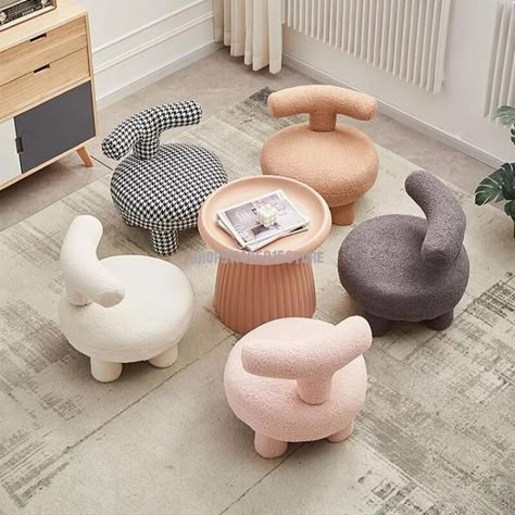 Resting Chair Design, Small Sofa Chair, Sofa Nordic, Kids Furniture Design, Baby Sofa, Small Living Space, Nordic Bedroom, Soft Furniture, Cute Furniture