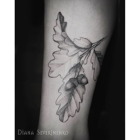 Oak Leaf Tattoo, Oak Leaf Tattoos, Acorn Tattoo, White Oak Leaf, Pine Tattoo, Fox Tattoo Design, Simple Arm Tattoos, Leaf Tattoo, Forest Tattoos