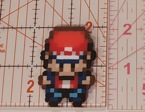 Rockruff Perler Beads, Tails Perler Beads, Pokemon Trainer Perler Beads, Sobble Pokemon Perler Beads, Derpy Pokemon Perler Beads, Pokemon Trainer Red, Perler Creations, Pokemon Red, Pokemon Trainer