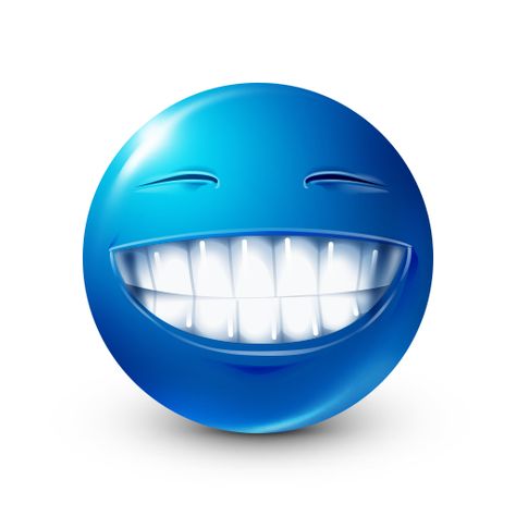 Pearly Whites Smiley | Symbols & Emoticons Funny Blue Emoji, Blue Emoji Face, Blue Emoticon, Teeth Emoji, Smiley Symbols, Symbols Emoticons, Blue Emojis, Blue Smiley Face, Emoji Man