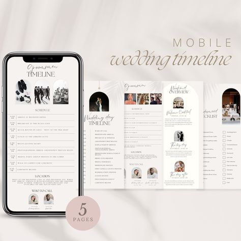 Wedding Party Time Digital Template, Editable Itinerary Template, Wedding Party Timeline Mobile, Bridal Party Wedding Itinerary Template by LunaRaePaperie on Etsy Bridesmaid Schedule, Bridesmaid Checklist, Party Timeline, Wedding Itinerary Template, Party Itinerary, Mobile Wedding, Bridal Squad, Wedding Schedule, Boho Baby Shower Invitations