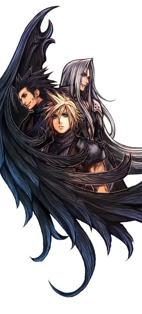 Ffvii Wallpaper, Ffvii Tattoo, Final Fantasy Vii Wallpaper, Sephiroth Wallpaper, Cloud Strife Art, Ffvii Rebirth, Final Fantasy Cloud Strife, Clouds Wallpaper Iphone, Final Fantasy Vii Cloud