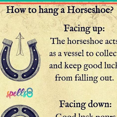 Margaret Jamison on Instagram: "According to horseshoe lore, hanging a horseshoe above your door brings good luck and wards off evil spirits. 🍀✨ Legends say that the horseshoe’s natural shape represents a protective shield, keeping negative energy at bay and inviting positive vibes into your home. 🏡✨ But there’s more to it! Have you ever noticed that most horseshoes have seven nail holes? It is believed that the number seven has magical properties, symbolizing luck and protection. 🔢✨ Another intriguing aspect of horseshoe lore is the idea that the material of the horseshoe is significant. Iron horseshoes, in particular, are widely believed to possess protective and warding properties against negative energies and evil spirits. It’s as if they become a shield against any ill fortune that Horseshoe Symbol Meaning, Horseshoe Over Door, Horseshoe Art Ideas, Horseshoe Above Door, Horseshoe Ideas, Horse Shoe, Horseshoe Sayings, Horseshoe Good Luck, Gold Hallmarked Horseshoe Jewelry