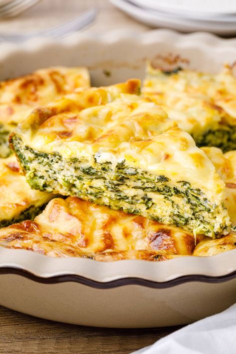 Spinach And Cream Cheese Recipes, Keto Spinach, Spinach Cheese Pie, Spinach Quiche With Cottage Cheese, Crustless Spinach Pie, Spinach Cheese Pie Recipe, Keto Spinach Pie, Keto Quiche Crustless, Keto Spinach Recipes