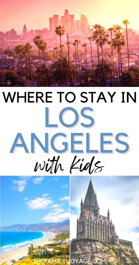 Los Angeles Places, La With Kids, Hotels In Los Angeles, Los Angeles Itinerary, Los Angeles Vacation, California With Kids, Los Angeles With Kids, Hollywood Hotel, Los Angeles Hotels