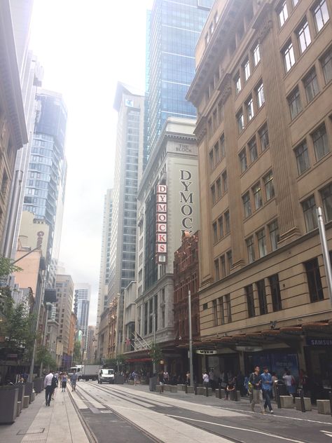 George Street Dymocks Book Shop in Sydney, Australia 📚❤ George Street Sydney, Sabrinacore Aesthetic, Street Bookstore, City Of Melbourne, Sydney City, Ghost Signs, Fire Escape, Urban Landscapes, Book Shop