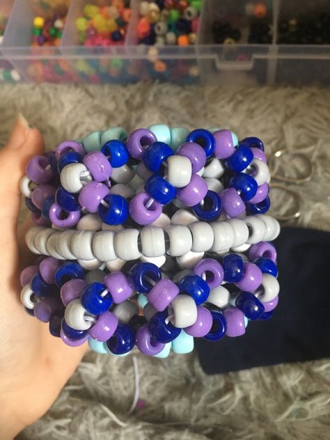 Rotator Cuff Kandi, Kandi Rotating Cuff, 3d Kandi Cuff, Kandi Cuff, Pony Bead Patterns, Kandi Bracelets, Kandi Patterns, Pony Beads, Bracelet Crafts