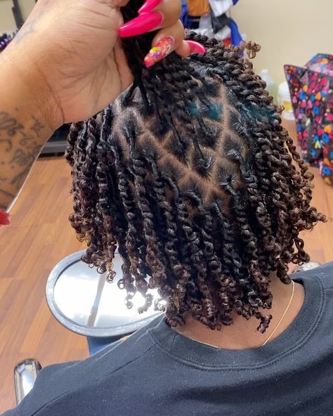 Starter Locs Two Strand Twist Short, Small Starter Locs Two Strand Twist, Diamond Part Locs, Two Strand Twist Starter Locs 4c Hair, Short Two Strand Twist Locs, Small Starter Locs Black Women, Starter Locs Black Women, Starter Locs Two Strand Twist, Two Strand Twist Starter Locs