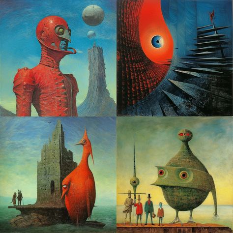 Max Ernst Midjourney style | Andrei Kovalev's Midlibrary 2.0 Max Ernst Art, Max Ernst Sculpture, Max Ernst Collage, Max Ernst Paintings, Dada Movement, Famous Painters, Max Ernst, Realism Painting, Exotic Bird