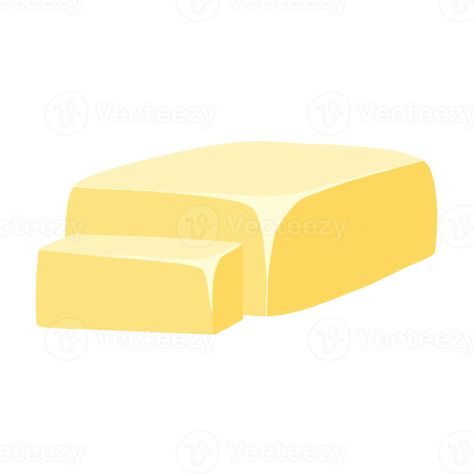 Butter Illustration, Stick Of Butter, Free Png, Royalty, Royalty Free, Butter, Clip Art, Illustrations, Drawings