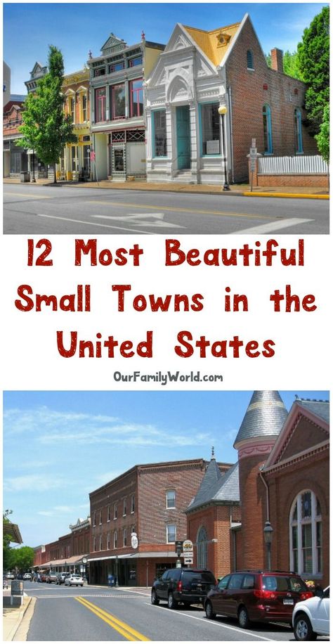 If you love the charm of fictional places like Stars Hollow, you're going to adore these 12 most beautiful small towns in the United States! Whether you're looking for the perfect quaint getaway or your new home, these are the places to be. Let's check th Fictional Places, Small Town Mystery, Small Towns Usa, Road Trip Camping, Family World, Places To Be, Small Town America, Small Town Life, Support Groups