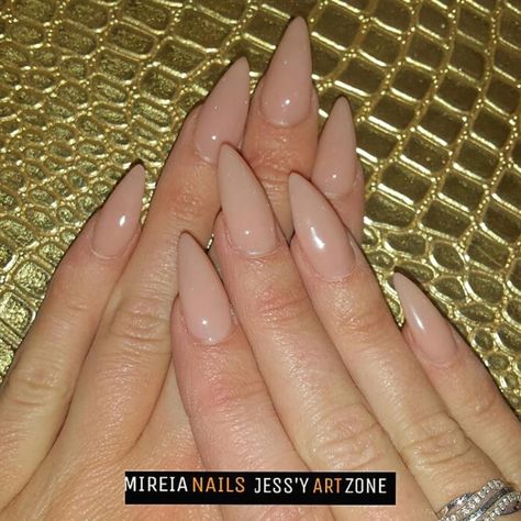 Nude Stiletto Nail Designs, Stiletto Nude Nails, Nude Nails Stiletto, Nude Stiletto Nails, Photo Nails, Nails Pedicure, Nails 2016, Long Stiletto Nails, Stiletto Nail Art