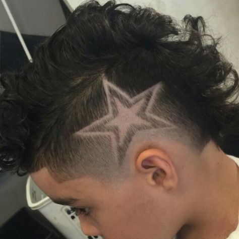 Star Hair Design For Men, Star Fade Haircut, Star Undercut Design, Star Haircut Design, Star Buzzcut, Star Hair Design, Star Haircut, Tattoo For Boys, Boys Haircuts With Designs