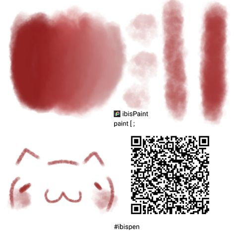 Lipstick Ibispaint Code, Cat Brush Ibispaint, Dry Ink Brush Ibis Paint, Heart Brush Ibis Paint, Lace Brush Ibispaint, Ibispaint Brush, Ibispaint Brushes, Brush Codes, Ibis Brushes