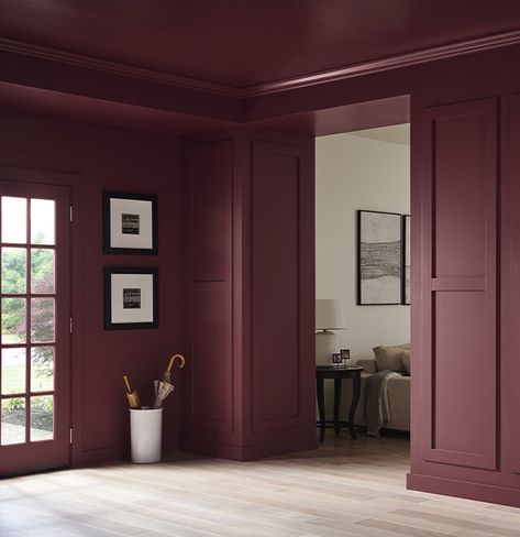 Rumor Has It, Behr's 2025 Color Of The Year Is The Perfect Shade For Fall — House & Home Rumors Behr Paint, Behr Rumors, Behr Color Of The Year, Fall House, Behr Colors, Red Office, Behr Paint, Paint Techniques, Rumor Has It