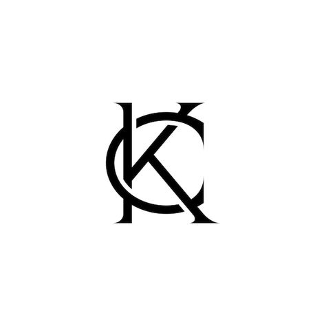 Kc logo | Premium Vector #Freepik #vector #ck Kc Tattoo, Ck Logo Design, Kc Logo, Ck Brand, Enterprise Logo, Royal Logo, Ck Logo, Logo Shoes, Kc Royals