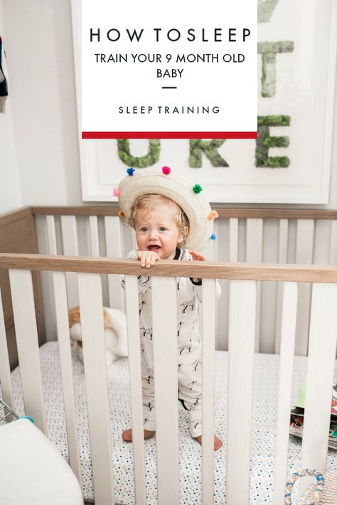 Sleep Training your 9 month old baby. How we effectively trained our baby to sleep through the night. Sleep Training 8 Month Old, How To Sleep Train A 9 Month Old, 9 Month Old Bedtime Routine, 9 Month Sleep Schedule, 9 Month Old Sleep Training, Sleep Training 11 Month Old, Faith Nursery, 9 Month Sleep Regression, No Cry Sleep Training