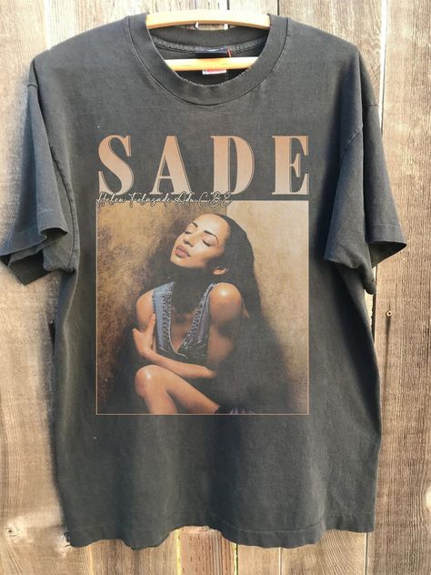 Vintage Sade tshirt, Sade retro vintage shirt, Sade t shirt, Fans Gifts, Sade Adu tshirt Gift for men, women Shirt : 100% Cotton (fiber content may vary for different colors) .: Medium fabric (5.3 oz/yd² (180 g/m .: Classic fit .: Runs true to size HOW TO ORDER Pick you favorite design. Review the size & color charts above FIRST and then select shirt size and color from the dropdown menu. Indicate the birthday year in the personalization box. Please note size measurements for t-shirts may differ Sade Tshirt Outfit, Sade T Shirt, Sade Tshirt, 28 Birthday Ideas Women, Sade Shirt, Sade Adu, Smart Casual Women Outfits, Smart Casual Women, Cool Graphic Tees