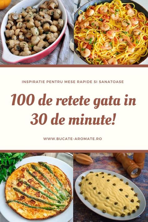 100 de rețete gata în 30 de minute Dietetic Food, Health Cooking, Avocado Salad Recipes, Salad Recipes For Dinner, Good Healthy Recipes, Chicken Dinner Recipes, Whatsapp Group, Quick Meals, Yummy Dinners