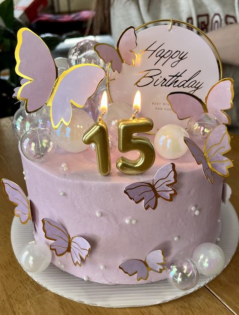 I'm So Happy You Were Born - Debbie Henderson, Stampin' Up! Demonstrator Birthday Cake Ideas For 15th Birthday, 15 Year Birthday Cake, Birthday Cakes For 15th Birthday, Happy 15th Birthday Daughter, 16 Th Birthday Cake, Happy Birthday 15, Birthday Cake Aesthetic, Myanmar Flag, Girly Birthday Cakes