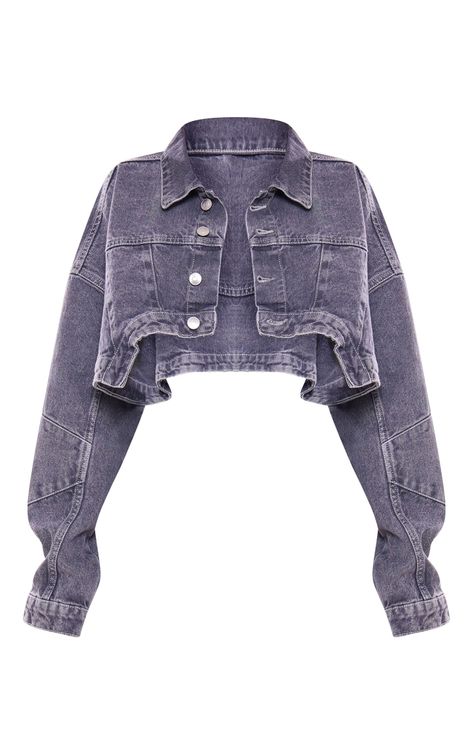 Make weekend styling simple with this dreamy grey washed curve hem denim jacket, you won't be able to resist. This jacket features a grey washed denim material with a curved hem design and a relaxed fit, it is perfect for your next night and beyond. Pair with the matching skirt, knee high heeled boots and a mini bag for a fierce finish. Length approx 33cm/13inch (Based on a sample size UK 8) Model wears size UK 8/ EU 36/ AUS 8/ US 4Model Height - 5ft 5inchp]:!mb-0inch>Category: DenimProduct type: JacketColour: GreyMaterial: Rigid DenimDesign: PlainSleeves: LongOccasion: Day Plt Clothing Finds, Plt Finds, Plt Clothing, Cute Online Clothing Stores, Cute Clothing Stores, High Heeled Boots, Fasion Outfits, Simple Trendy Outfits