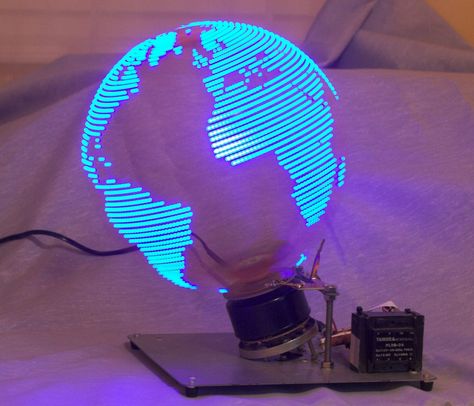 electric globe Organize Cables, Cool Raspberry Pi Projects, Electronic Gadgets For Men, Persistence Of Vision, Survival Gadgets, Electronics Hacks, Arduino Projects Diy, Geek Diy, Led Projects