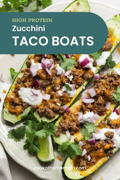 Learn to make Zucchini Taco Boats with fresh, healthy ingredients. Perfect for keto-friendly meals, meal prep, or quick weeknight dinners. Zucchini Taco Boats, Taco Boats, Best Easy Dinner Recipes, Taco Dinner, Healthy Mexican, Low Carb Zucchini, Healthy Ingredients, Quick Weeknight Dinners, Cook At Home