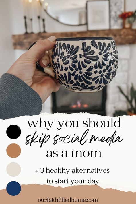 This is why it is time to detox from social media as a busy mom Morning Routine For Moms, Create A Morning Routine, Motherhood Tips, Mental Clutter, Motherhood Inspiration, Morning Habits, Bible Study Tools, Clear Your Mind, Homeschool Mom