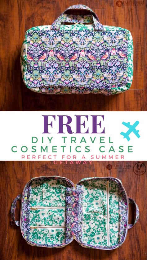 Diy Sac Pochette, Gratis Printables, Sew Ins, Beginner Sewing Projects Easy, Diy Travel, Leftover Fabric, Travel Diy, Diy Tips, Bags Tutorial