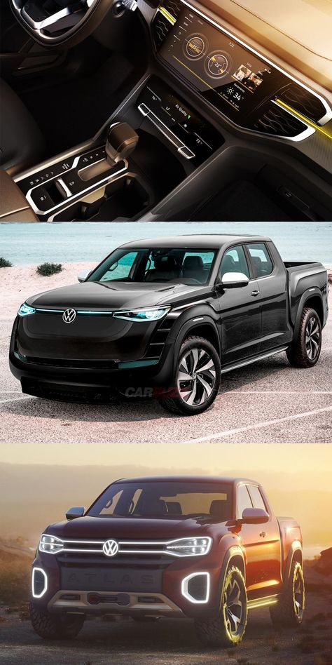 Volkswagen Ready To Build An Electric Truck. And this is what it could look like. New Amarok, Ev Truck, Future Concept Cars, Electric Pickup, Large Suv, Cars 4, Electric Truck, Future Cars, Ford Maverick