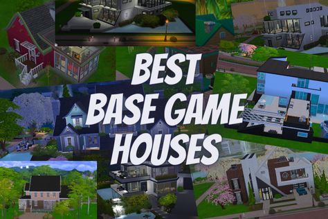 Scroll through this list of the best Sims 4 base game houses and see just how amazing base game creations can be. Trust me, you won't be disappointed! Sims 4 Base Game Build Ideas, Sims 4 Base Game Ideas, Sims 4 Lots Base Game, Sims 4 Base Game House Layout, Sims 4 Base Game House, Sims 4 Base Game, Guest Toilet, Floor Plan Layout, Best Sims