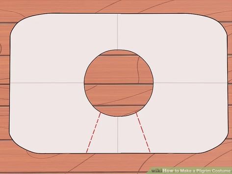 How to Make a Pilgrim Costume: 14 Steps (with Pictures) - wikiHow Pilgrim Collar Pattern, Pilgrim Outfit, Pilgrim Collar, Joy School, Pilgrim Costume, Thanksgiving Activities Preschool, Thanksgiving Crafts Preschool, Thanksgiving School, Pillow Cases Diy