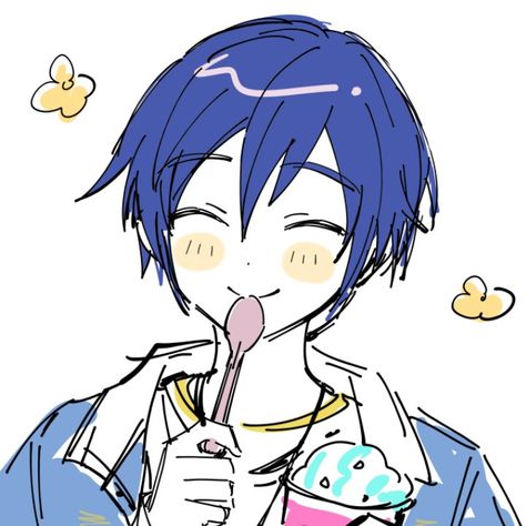 Kaito Fanart, Kaito Icon, Kaito Shion, Vocaloid Kaito, Hatsune Miku, Blue Hair, Cute Icons, Vocaloid, I Love Him