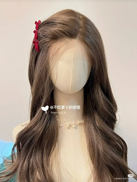 Pretty Hair Cuts, Korean Hair Color, Hair Style Korea, Hair Inspiration Long, Hair Tips Video, Pretty Hair Color, Hair Tutorials Easy, Front Hair Styles, Hair Up Styles