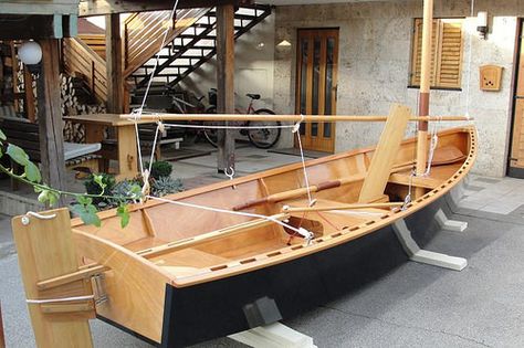 Goat island skiff Aleksander Bajt Slovenia https://www.facebook.com/groups/GoatIslandSkiff/ Rc Boats Plans, Sailboat Plans, Wooden Model Boats, Model Boat Plans, Wood Boat Plans, Plywood Boat, Sailing Dinghy, Small Sailboats, Power Boat