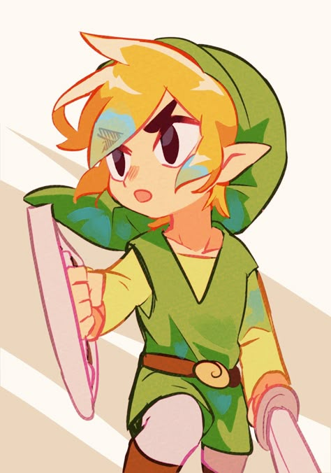 Tears Of The Kingdom Fanart, Link Wind Waker, Toon Zelda, Link Fanart, Legend Of Zelda Fanart, Lilly Grace, Zelda Drawing, Loz Art, Kingdom Fanart