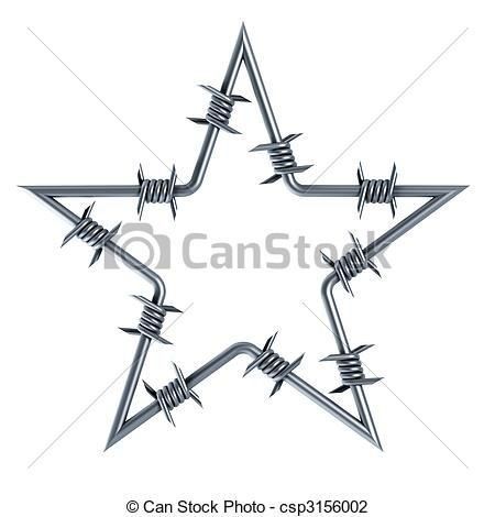 Barbed Wire Star, Pirate Sleeve, Vice Lords, Gray Illustration, Cross Coloring Page, Barbed Wire Tattoos, Wire Star, Texas Tattoos, Barb Wire