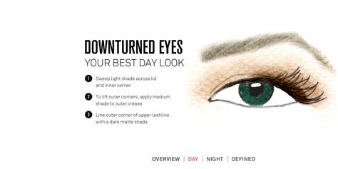 Day look for down turned eyes Makeup Downturned Eyes, Downturned Eyes, Makeup For Downturned Eyes, Full Face Of Makeup, Makeup Things, Smashbox Cosmetics, Magic Hair, Full Face Makeup, Hooded Eyes