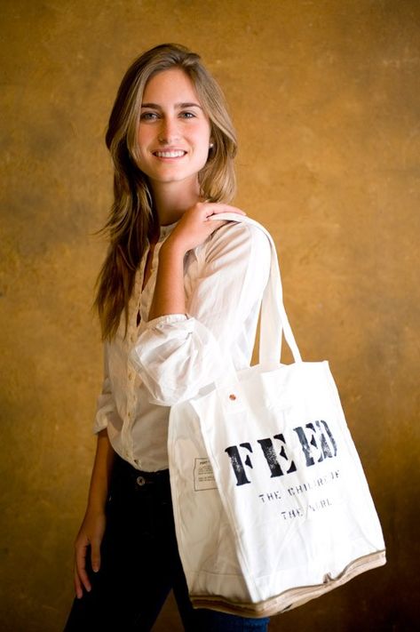 Lauren Bush Lauren, Lauren Bush, World Food Programme, Hungry Children, Feed Bags, Style Change, Exposed Zipper, Inspirational People, Female Entrepreneur