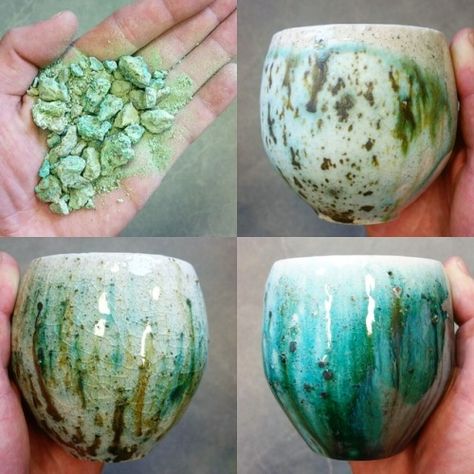 WOCKA WOCKA WOCKA CU·RA·TOR noun \ˈkyu̇r-ˌā-tər, kyu̇-ˈrā-, ˈkyu̇r-ə-\ One who has the care and... Ceramics Glazing, Mugs Pottery, Ceramics Glaze, Crystalline Glaze, Blue Green Turquoise, Pottery Glaze, Glazing Techniques, Ceramic Glazes, Pottery Handbuilding