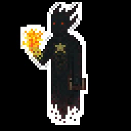 Pixel Art Horror Character, 2d Pixel Character, Demon Pixel Art, Wizard Council, Creepy Pixel Art, Pico 8, Pixel Art Horror, 2d Pixel Art, Pixel Game