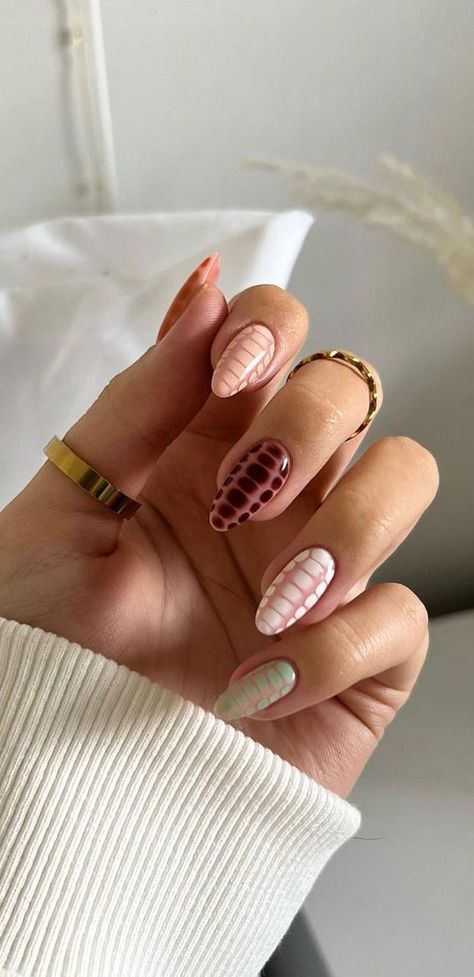 Snake Skin Nails, November Nail Designs, Nail Art French, Manicured Nails, November Nails, Animal Print Nails, Autumn Nails, Minimalist Nails, Manicure Y Pedicure