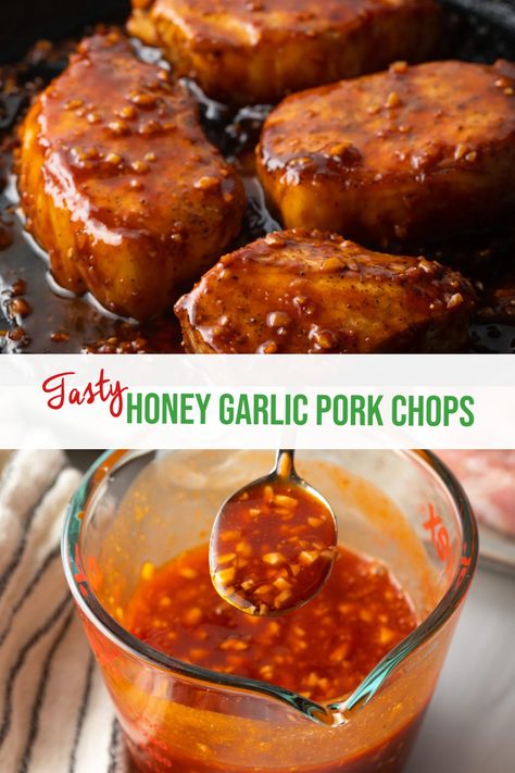 Sweet And Spicy Pork Chop Marinade, Honey Garlic Pork Chop Marinade, Spicy Ham Recipes, Sweet And Spicy Pork Chops, Spicy Pork Recipes, Hot Honey Pork Chops, Spicy Garlic Sauce Recipe, Spicy Pork Chops, Honey Hot Sauce